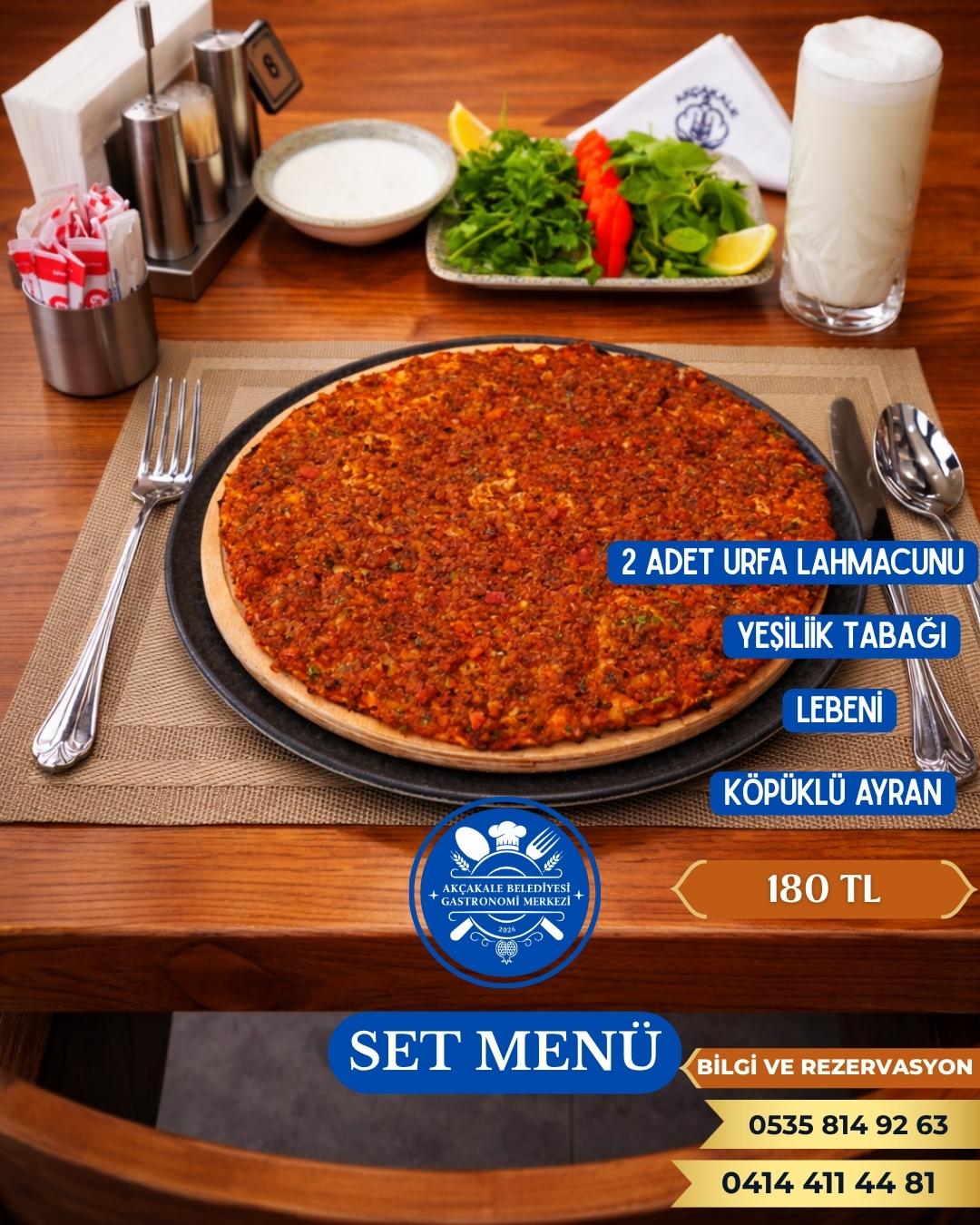 LAHMACUN SET MENÜMÜZ