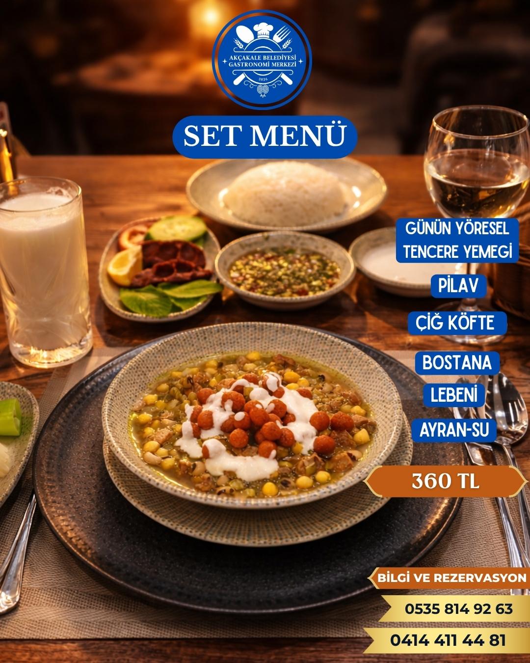 YÖRESEL TENCERE YEMEKLİ MENÜMÜZ